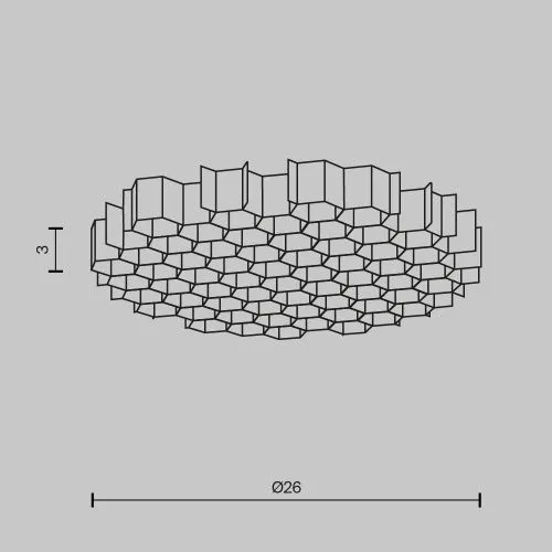Комплектующие для светильника Technical HoneyComb-D26  фото 2